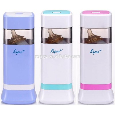 Hot sale travel and outdoors use mini design anion function LED light portable electric baby milk bottle UV sterilizer