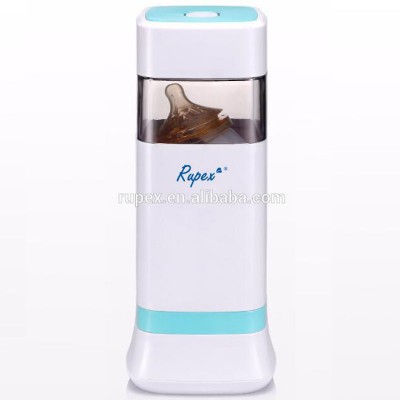 Factory price mini shape LED light anion funcetion portable electric UV baby milk bottle sterilizer for baby feeding products